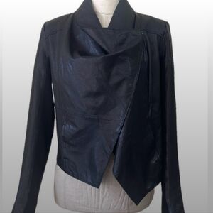 BCBGMaxAzria Harley Leather Moto Jacket • Size XS